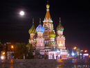 Der Klassiker: Basilius Kathedrale am Roten Platz in Moskau 
