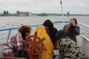 Schifffahrt auf dem Ilmensee bei Novgorod