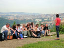 Exkursionsgruppe beim „Unterricht“ in Veliko Tarnovo