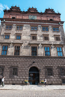 Tag 2: Das Rathaus von Pilsen (©D. Kastan)