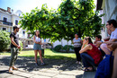 Referat vor dem Museum "Konak kneginje Ljubice"