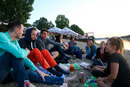 Abend auf dem Stadtstrand von Belgrad - Ada ciganlija